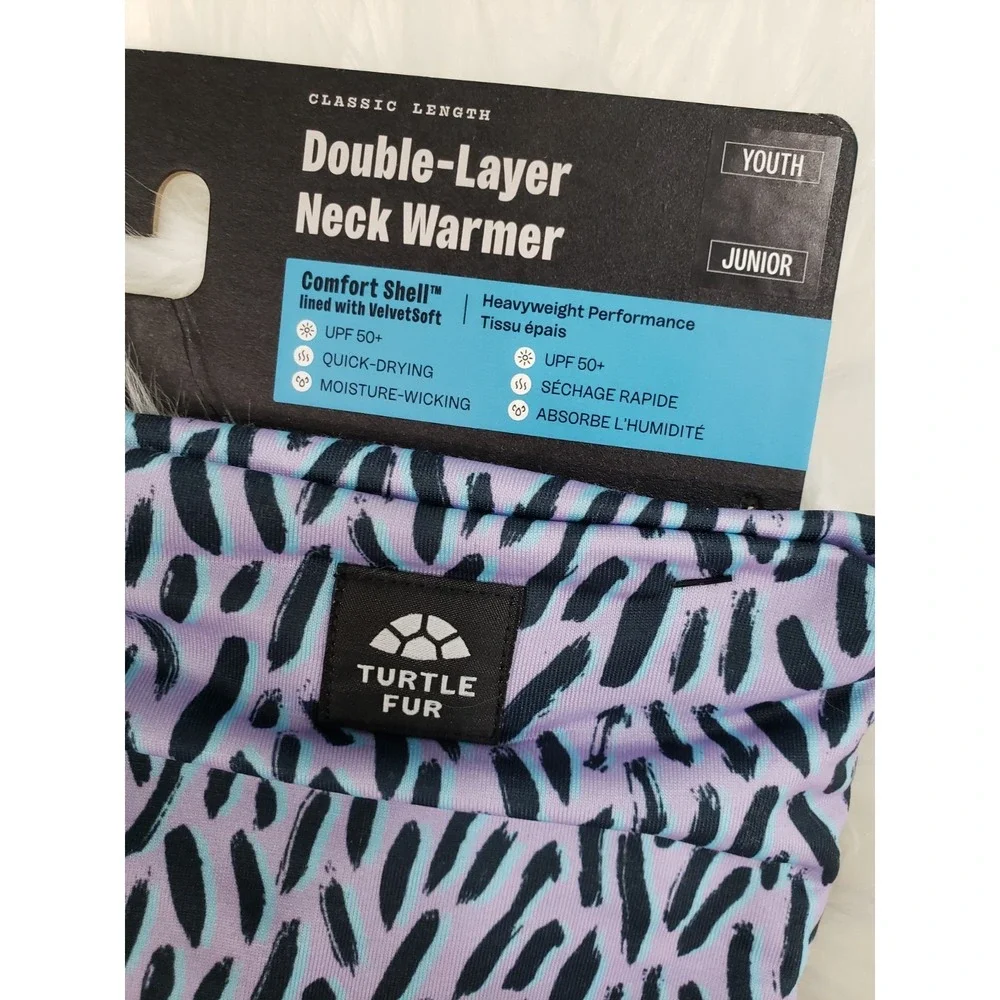 NEW Turtle Fur Double Layer Neck Warmer Kid 7-12‎ Ski Snowboard Snow Scarf Mask